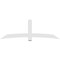 Ekena Millwork Bellingham Architectural Grade PVC Gable Bracket, 96"W x 32"H x 2"D x 6"F, 8/12 Pitch GBP096X32X0206BEL00 - alternate 5